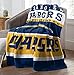 Northwest NFL Los Angeles Chargers Unisex-Adult Raschel Throw Blanket, 60