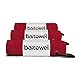 Bait Towel 3 Pack Red fishing towels with clip, plush microfiber nap fabric, 16x16, The original Bait Towel value 3 pack (Blood Red)