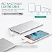 [Built-in Lightning Cable] MoKo 6000mAh Power Bank, Ultra Compact External Battery Charger with Apple MFi Certified Lightning, iPhone X/8/8 Plus, Samsung Galaxy S9/S9+/S8/Note 8, ipad Pro 10.5, SILVER