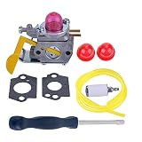 Savior 545081808 Carburetor 530071752 with Screwdriver Kit for Poulan FL20 FL20C FL25C FL26 FX26S FX26SC FX265 XT260 SST25 SST25C Weed Eater Featherlite Trimmer 530071822