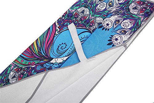 Fremous Yoga Towel Non Slip Yoga Mats with Corner Pocket Design(72"x25")- Skidless Microfiber Bikram Hot Yoga Towel - Perfect For Hot Yoga, Fitness, Pilates, Sport&Outdoors (Phoenix)