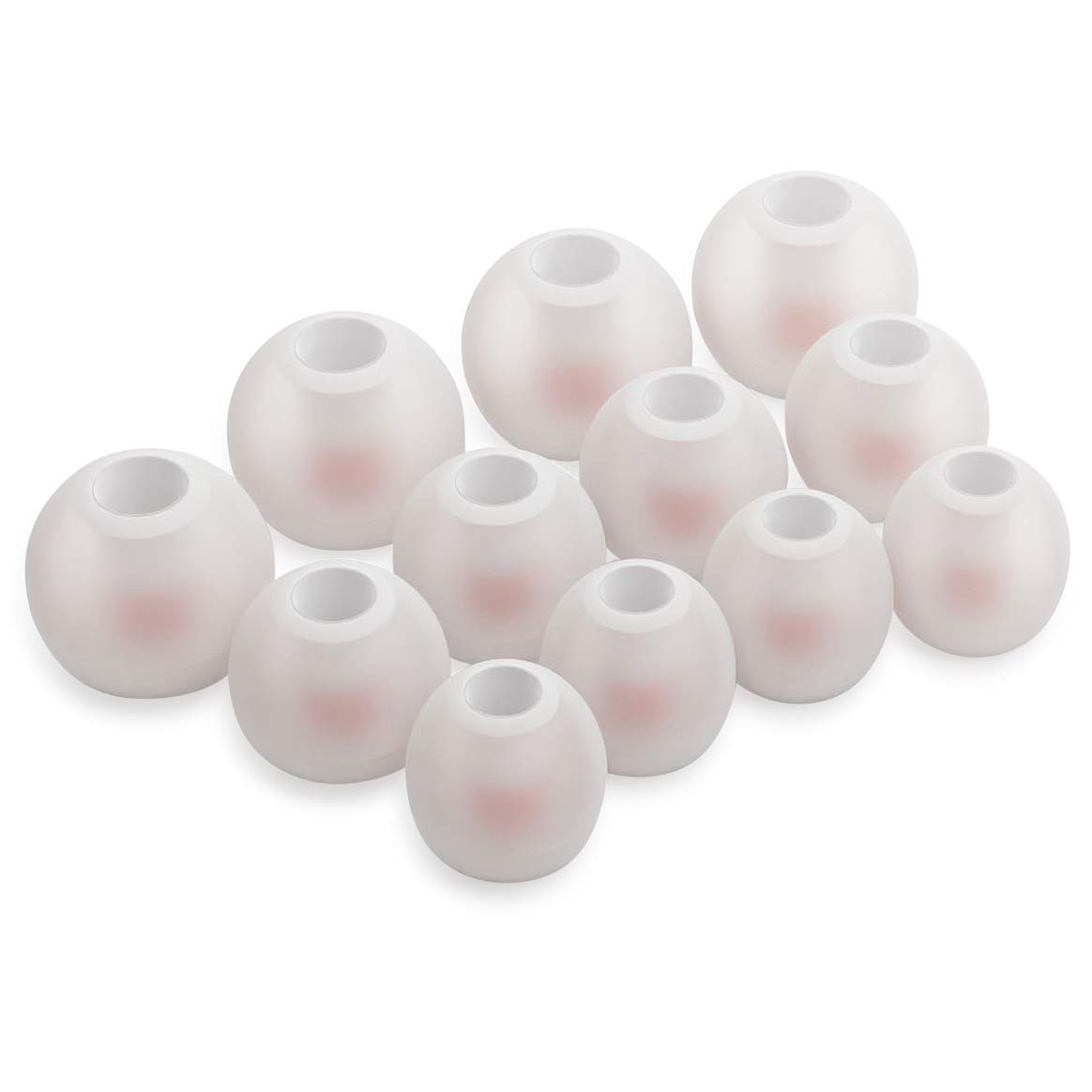 Okuli Set of 12 Silicone EarBuds Ear Tips For Fitbit Flyer Wireless Earphones in Clear