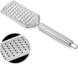 kuou 2Pcs Kitchen Grater Fine Grater with Handle Stainless Steel 430# Blade view 4