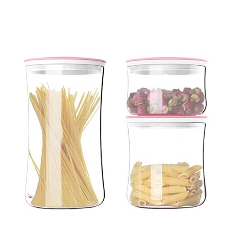 Cvthfyk Food Storage Containers 3 Piece Set Airtight Kitchen