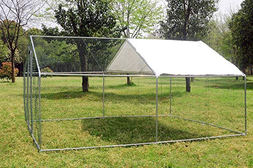 walnest Large Chicken Coop Cage Walk-in Pens Outdoor Backyard Ranch Crate Rabbit Poultry Cage Enclosure Pet Run Exercise and Playpen Pen Pet Exercise with Cover - Thumbnail 2