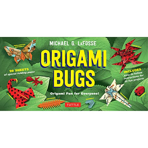 Origami Bugs Kit: Origami Fun for Everyone!: Kit with 2 Origami Books, 20 Fun Projects and 98 Origami Papers: Great for Both Kids and Adults