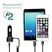 Type C Car Charger, Nekteck Coiled Cord 27W 5.4A USB C Fast Charging Car Adapter