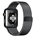 Apple Watch Band , Swees 42mm Milanese Loop Stainless Steel Bracelet Strap Replacement Wrist Band with Unique Magnet Lock for Apple Watch Series 2 (2016) / Series 1, No Buckle Needed, Black