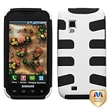 MyBat SAMI500HPCSK051NP Fishbone Case for Samsung Fascinate/Mesmerize i500 - 1 Pack - Retail Packaging - Ivory White/Black
