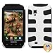 MyBat SAMI500HPCSK051NP Fishbone Case for Samsung Fascinate/Mesmerize i500 - 1 Pack - Retail Packaging - Ivory White/Black