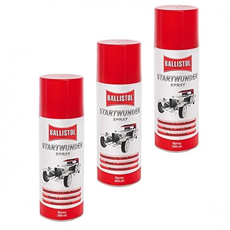 BALLISTOL Startwunder 3 Ds. Spray 200 ml 25500 Startpilot Startspray Starthilfe