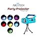 Party Projector Stage Light – 7 Color Ocean Wave Strobe Disco Lights with Variable Speeds – Music/Auto Mode - Perfect for Weddings, Karaoke, Bars, Parties, Xmas & DJ - Includes A Remote Controller