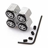 CzlpV Anti-theft Metal Car Wheel Tyre Tire Stem Air Valve Cap For Toyota