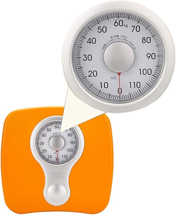 T&P NonDigital Bathroom Scale, Mechanical Floor Scale, Analog Dial