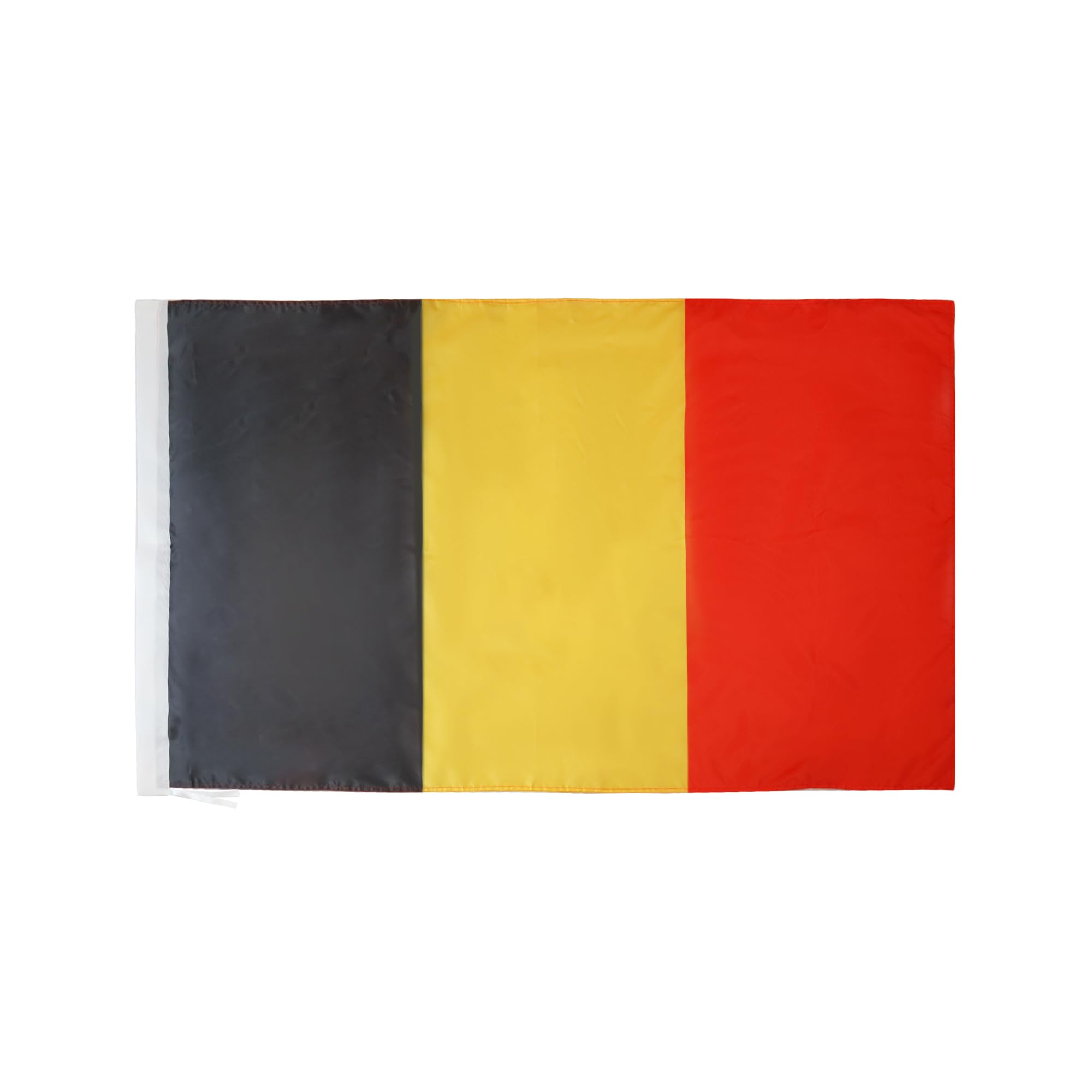 AZ FLAG - Belgium Flag - 3x5 Ft - Light Polyester Belgian Banner with Sleeve - Fade Resistant - Vivid Colors - 3' x 5' Feet - 150x90 Cm