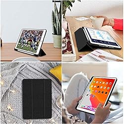 Soke New iPad 10.2 Case with Pencil Holder for iPad