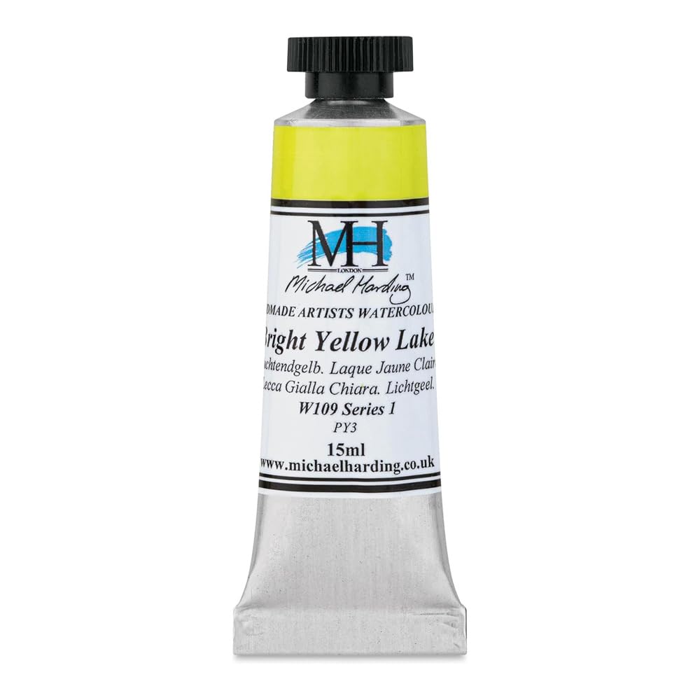 Michael Harding Professional Watercolors - 15ml Tubes (Yellow Lake)