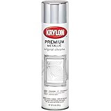 Krylon K01010A07 Premium Metallic Spray Paint Resembles Actual Plating, Original Chrome, 8 oz