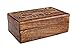 storeindya, Handmade Wooden Jewelry Box - Keepsake Box - Storage Organizer - Multipurpose Box - Treasure Chest - Trinket Holder for Women Men Girls - Single (Chandragupta Collection)