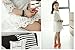 ACEFAST INC Girls Half Sleeve A-line Dresses Kids Summer Sundress One-Piece Dress Skirt White