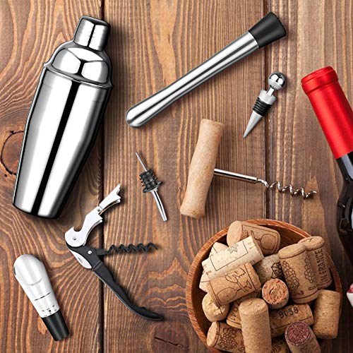 GOLDGE 12 Stück Cocktail Set Cocktail Shaker Cocktail Mixer Geschenk Set Bar Zubehör 750 ML Cocktailshaker Edelstahl für… – Bild 2