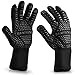 Imvictor Heat Resistant Oven Glove,Certified Flame-retardant Cooking Gloves For Cooking, BBQ, Grilling, Frying & Baking - Professional Indoor & Outdoor Wear-resisting Oven Glove