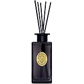 M&SENSE 10.14 oz Large Reed Diffuser Set | Sandalwood Vanilla Scent Oil Diffuser with Sticks | Hotel Collection Non-Toxic Essential Oil |for Bedroom Bathroom Living Room