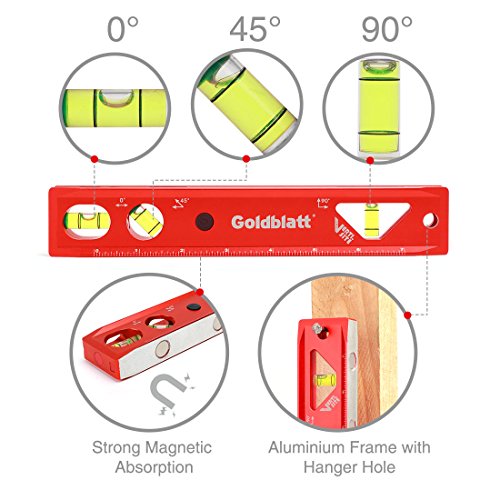 5 Goldblatt+3+piece+Torpedo+Spirit+Level
