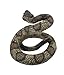 Striking Diamondback Rattlesnake Snake Statue Figurine by Private Label