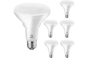 ENERGETIC LIGHTING Energetic LED Flood Light Bulbs BR30, 65W Equivalent, Dimmable, Daylight 5000K, Indoor Flood Lights for Recessed Cans, UL Listed, 6 Pack