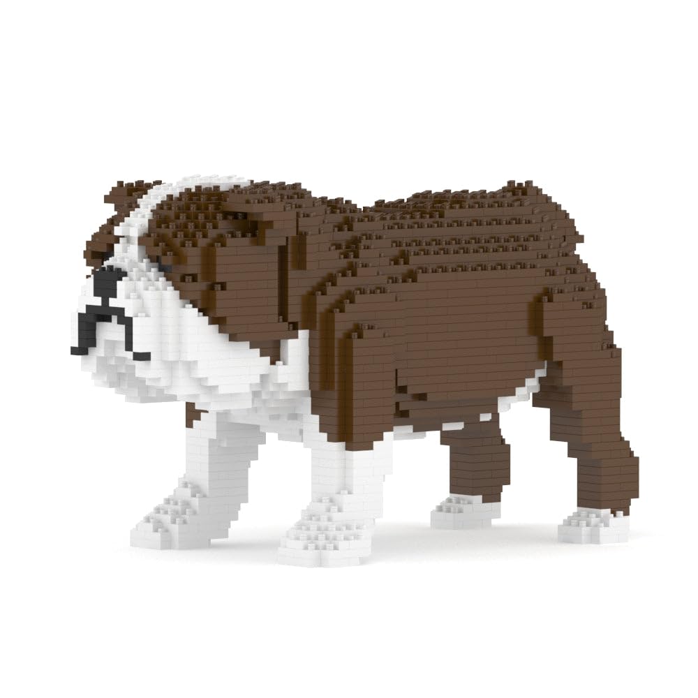 JEKCA English Bulldog 01S-M01 | Plastic Building Blocks | Age 14+