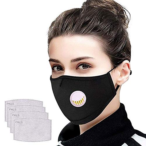 Tdas N-95 N-99 PM2.5 Washable Reusable Anti Pollution Cotton Mask with Filter for Men and Women – 1 Mask with 2 Bags Filters (4 Filters) Tdas N-95 N-99 PM2.5 Washable Reusable Anti Pollution Cotton Mask with Filter for Men and Women – 1 Mask with 2 Bags Filters (4 Filters)
