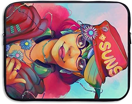 FSKDOM Laptop Sleeve Computer Ultrabook Case Hip Hop African American Painting Neoprene Slim Sleeve Bag For All Computer Ultrabook/Lenovo Dell/MacBook Pro Etc For 13 Inch And 15 Inch