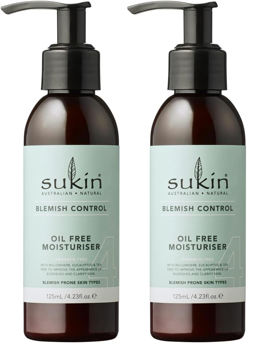 Sukin Oil Free Moisturiser 125 ml (Pack of 2)
