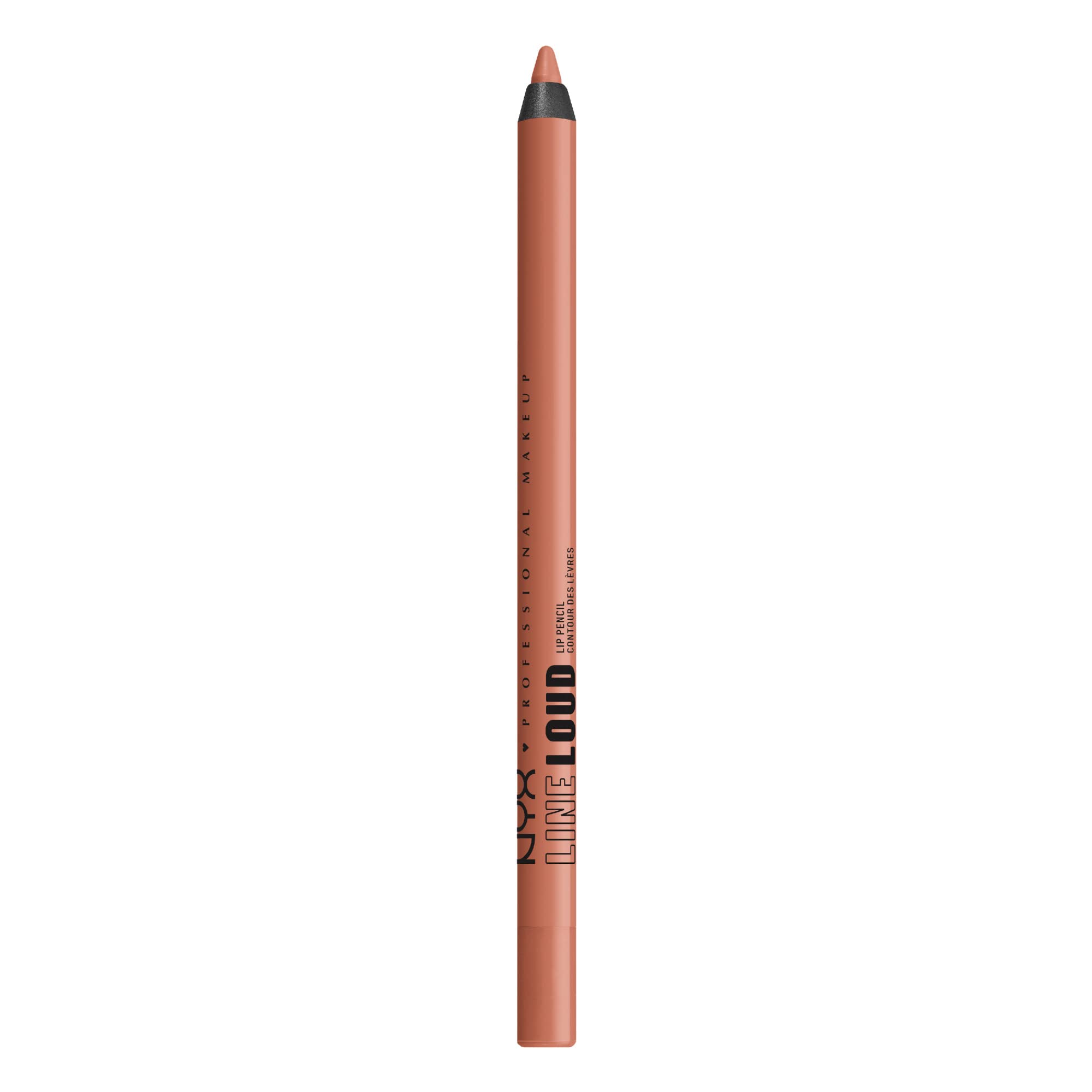 Photo 1 of NYX PROFESSIONAL MAKEUP Line Loud Lip Liner, Longwear and Pigmented Lip Pencil with Jojoba Oil & Vitamin E - Daring Damsel (Light Warm Peach Nude)
