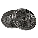 Spares2go Carbon Charcoal Filter For Bosch Neff Siemens Cooker Hood / Extractor Fan Vent 2 x 190 mm Filters
