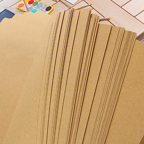 Brown Printer Paper 120 Sheets Letter Sized (8.5x11 inche) 120 GSM (45 lb.Cover) Kraft Paper