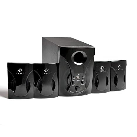 I Kall IK404 Speaker System (4.1 Channel, Bluetooth, Aux, Pen Drive, TF Card and FM Connectivity)