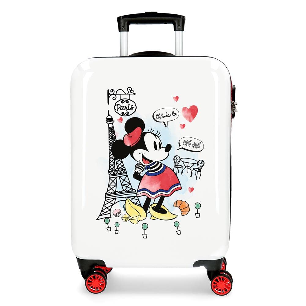 Disney Minnie Around the World Paris Red Carry-on Suitcase