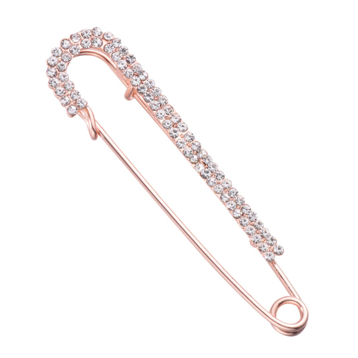 Holibanna Bustle Pin Wedding Dress Rhinestone Brooch Fashion Lapel Pin Party Accessory