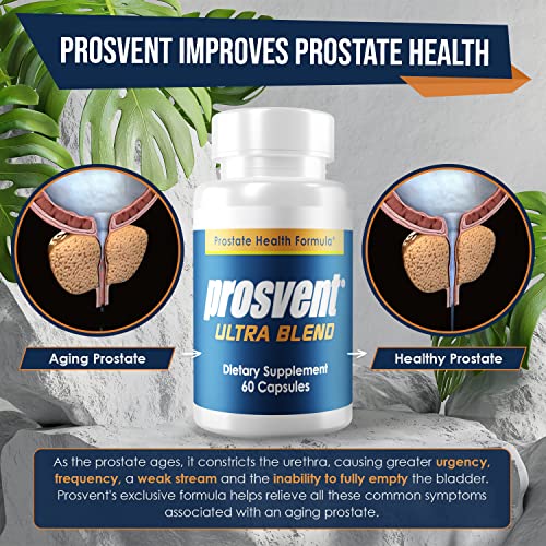 Prosvent Ultra Natural Prostate Health Supplements for Men Saw Palmetto, Pygeum, Lycopene