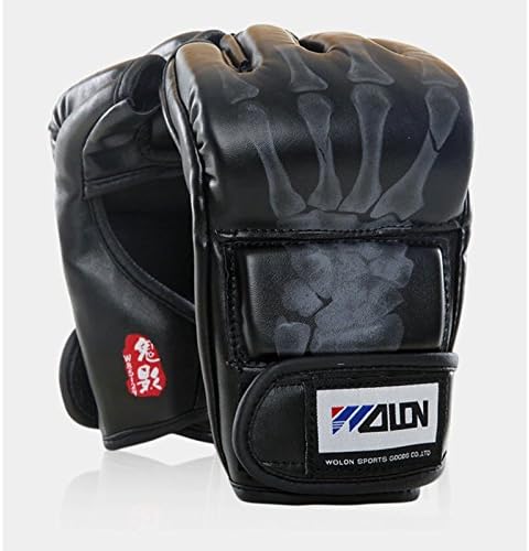 MMA UFC Sparring Grappling Boxing Fight Punch Ultimate Mitts Leather Gloves