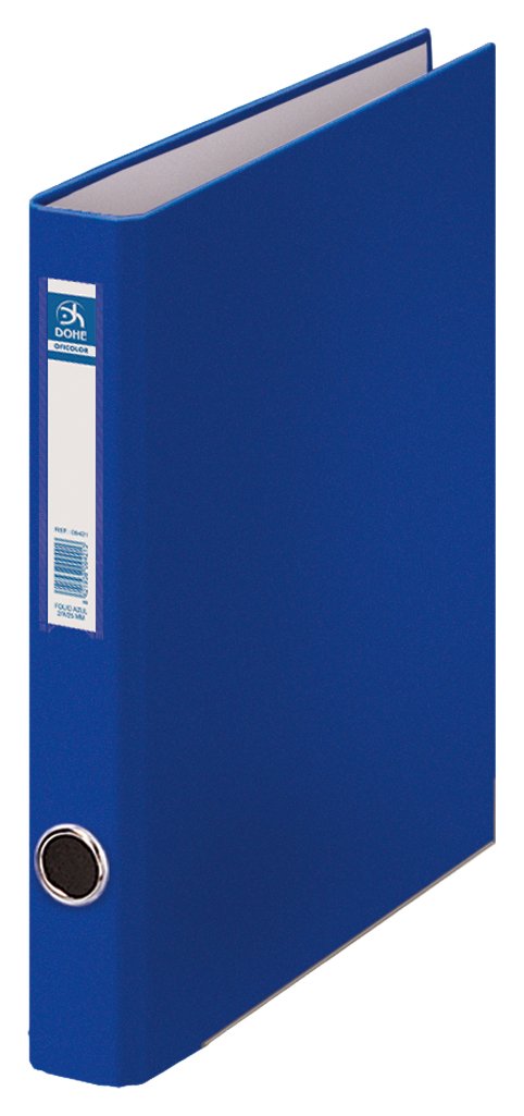 DOHE Oficolor 4 Ring Binder 25mm Folio, Blue
