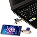 GIKERSY Memory Card Reader,Micro SD Card Reader and USB Type C Card Reader USB OTG to USB 2.0 Adapter with standard USB Type C Male Connector for PCs and Notebooks and Tablets with OTG Function(Gold)