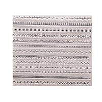 Yevison Clear Silicone Stamp Sheet Printing Scrapbooking Embossing Stamper Transparent Cling Seal for DIY Scrapbook Photo Albums Paper Notebook Card Making Arts Crafts Supplies Lace Pattern Durable and Useful