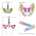 Beinou Unicorn Birthday Party Supplies Favor Set, Unicorn Cake Topper Decor, Rainbow Unicorn Headband with birthday Satin Sash for Kids' Birthday Party Favor Sets
