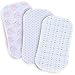 Bassinet Sheets for Baby Girl, 3 Pack Jersey Cotton Cradle Fitted Sheets, Baby Bedding Sheet Set for Rectangle, Oval, or Hourglass Bassinet Mattress