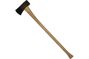 COUNCIL TOOL Splitting Maul - 7 lb Axe Eye Maul, Made in USA with 36" Straight Wooden Handle - 70MA