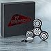 SEMCO Products Fidget Spinner Toy | Promotes Anxiety & Stress Relief | Handheld Gadget for ADD, Autism, ADHD | Quiet, Smooth Operation | Work, Home, School, Relaxation BLACK Color