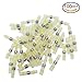 Iztor 100pcs 12-10AWG Waterproof Solder Seal Heat Shrink Butt Terminal Connectors with Soldering Sleeve